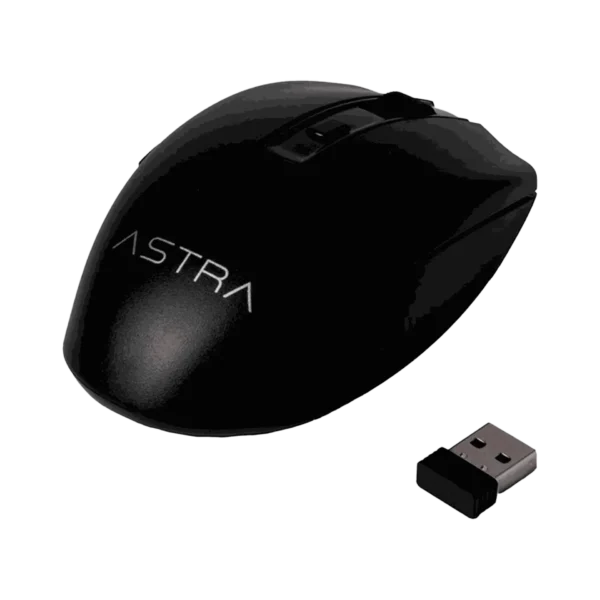 ASTRA MOUSE INALAMBRICO USB 6 BOTONES DPI 1600 NEGRO - 212 Global
