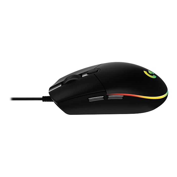 LOGITECH MOUSE ALAMBRICO G203 GAMING  6 BOTONES / LIGHTSYNC AZUL - Staples.com