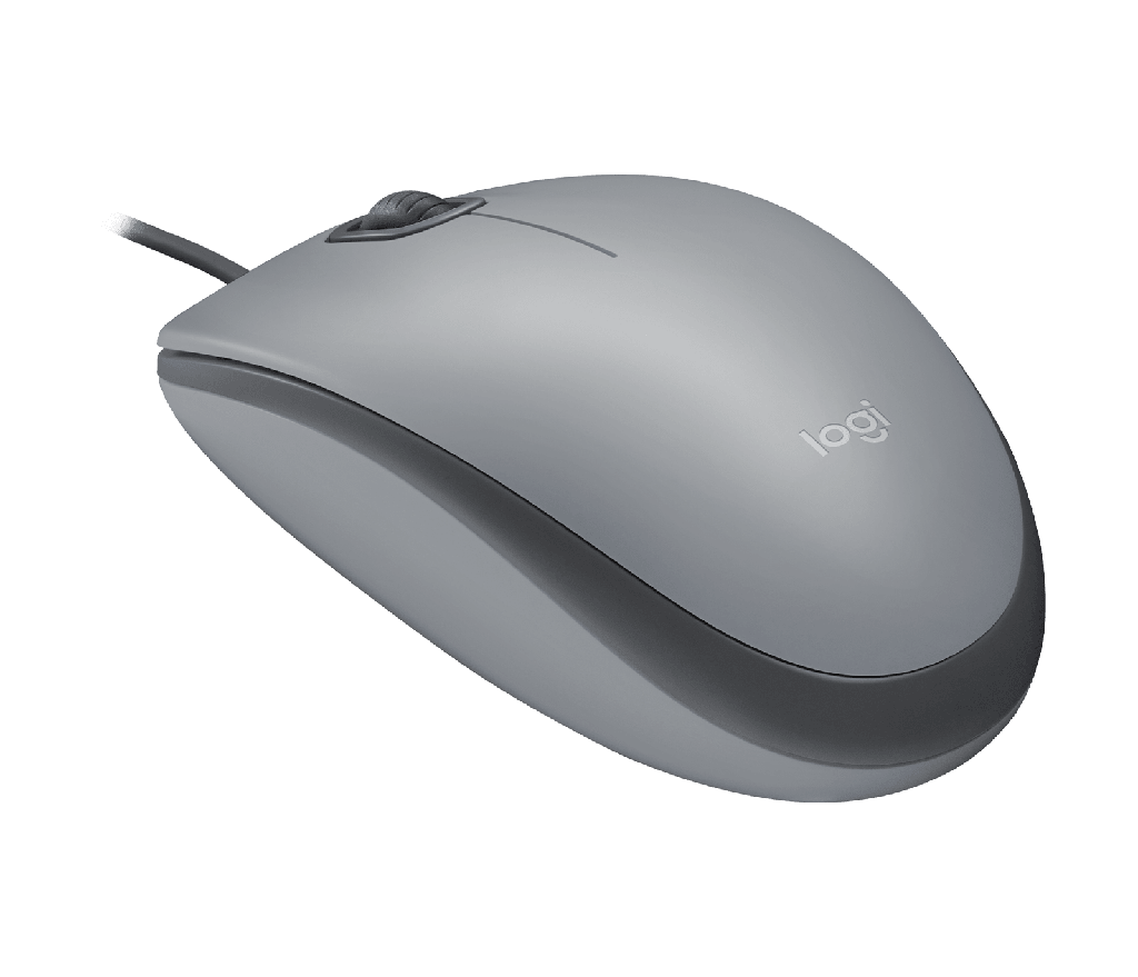 LOGITECH MOUSE ALAMBRICO M110S SILENT OPTICO 3 BOTONES GRIS - Logitech
