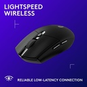 LOGITECH MOUSE INALAMBRICO G305 GAMING 6 BOTONES LIGHTSPEED LILA - Logitech G305 LIGHTSPEED Wireless Optical 6 Programmable Button Gaming Mouse  with 12000 DPI HERO Sensor Wireless Black 910-005280 - Best Buy