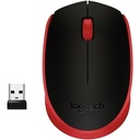 LOGITECH MOUSE INALAMBRICO M170 3  BOTONES ROJO Y NEGRO (910-004941) - ADI Global