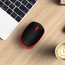 LOGITECH MOUSE INALAMBRICO M170 3  BOTONES ROJO Y NEGRO (910-004941) - Office Depot