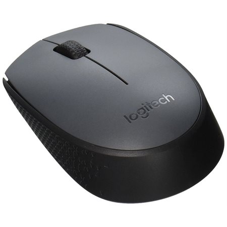LOGITECH MOUSE INALAMBRICO M170 GRIS/NEGRO - Boutique du bureau GYVA