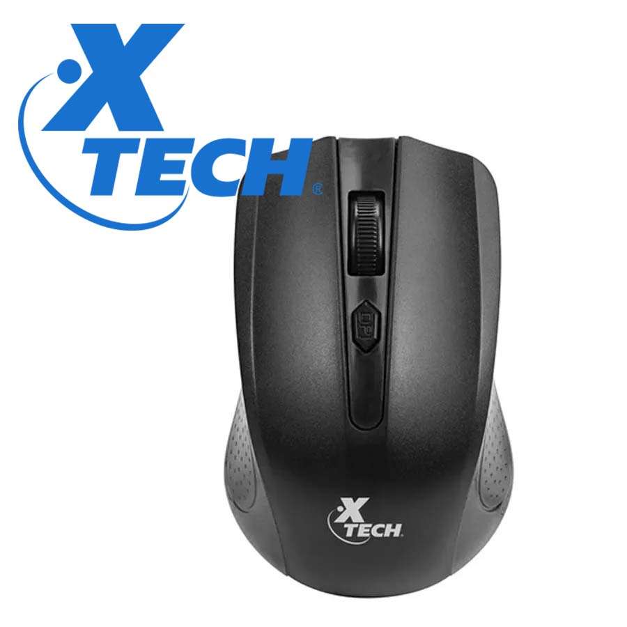 XTECH MOUSE OPTICO INALAMBRICO DE 4 BOTONES 1000/1200/1600DPI (XTM-310BK) - TECNIT