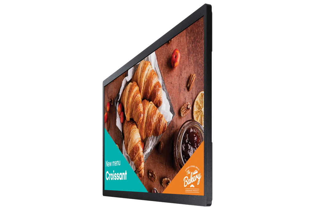 SAMSUNG PANTALLA DE SEÑALIZACION 24" QB24C-T  FHC TOUCH SIN VIDRIO  NIT 16/7 - Samsung