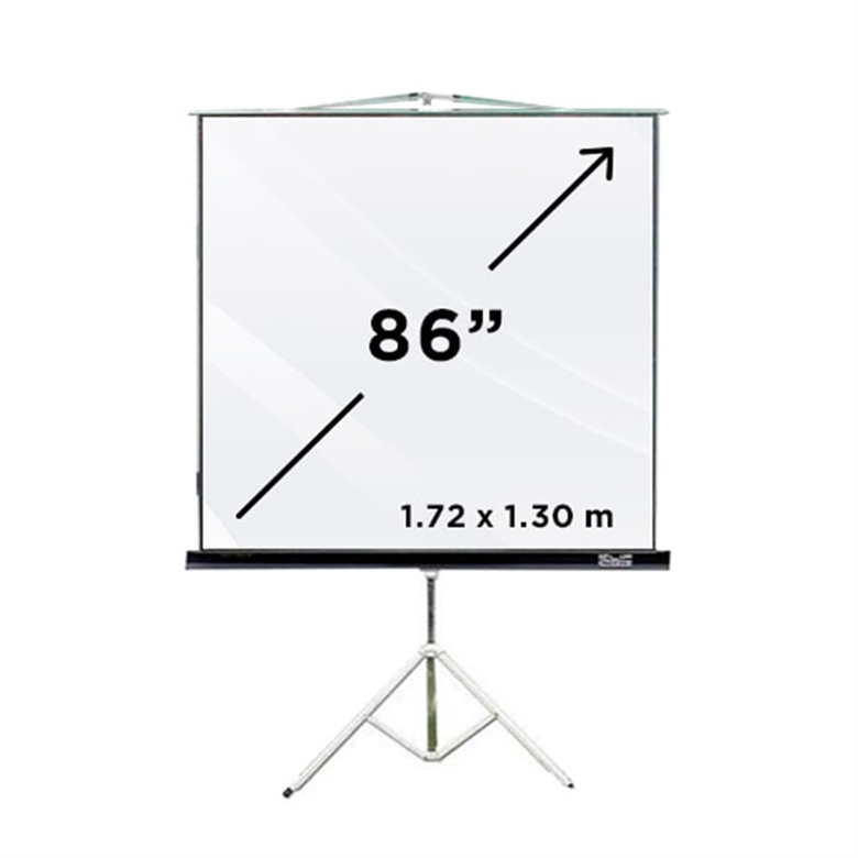 KLIPXTREME PANTALLA DE PROYECCION  CON TRIPOIDE 86" PULGADAS 4:3 (KPS-102B) - Pana Compu
