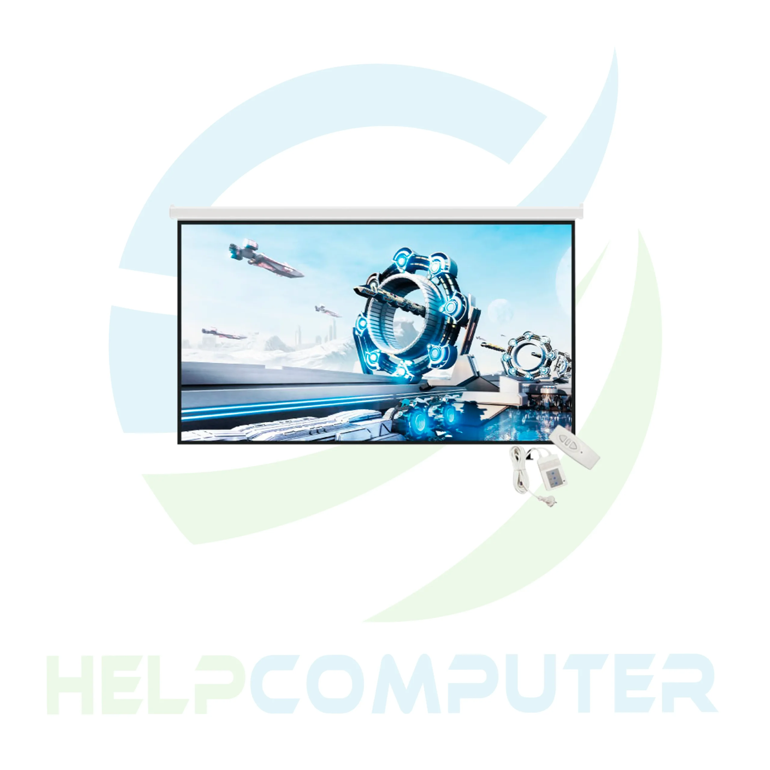 KLIPXTREME PANTALLA DE PROYECCION  MOTORIZADA  DE 120" 16 X 9  (KPS-513) - Help Computer