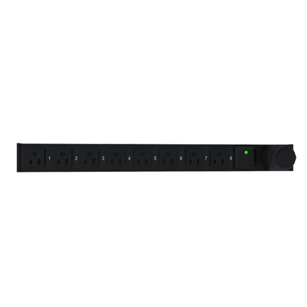 FORZA PDU REGLETA INTELIGENTE 1800W 110V 14 X NEMA UNIVERSAL 5-15R  INTERRUPTOR  - ️ Security Solution