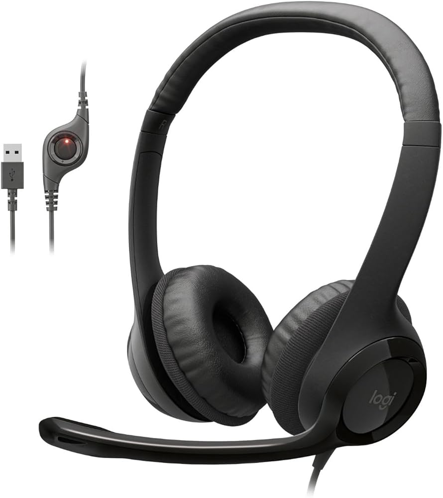 LOGITECH AUDIFONOS H390 STEREO USB-C CON MICROFONO - Amazon.com