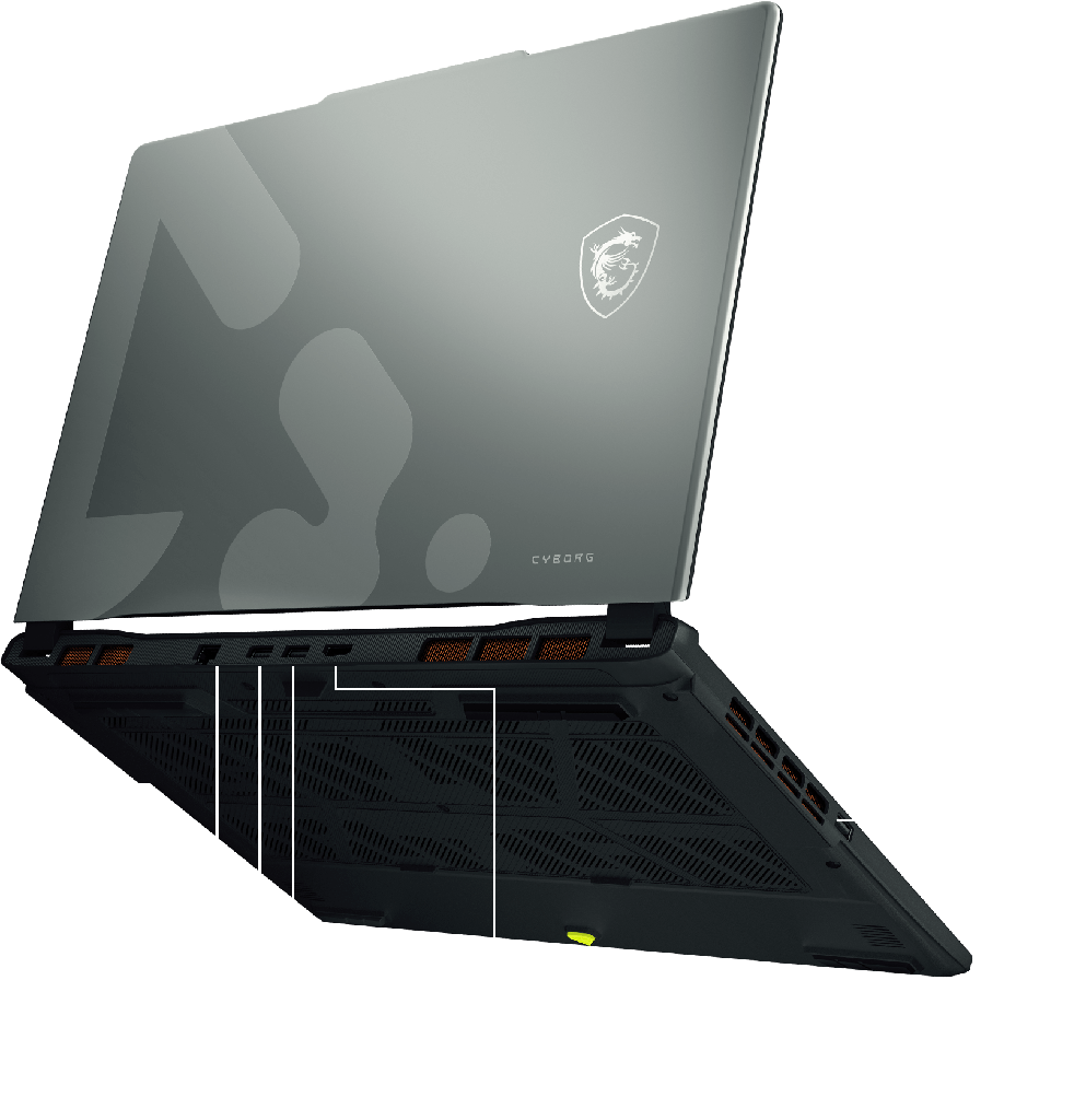 MSI PORTATIL CYBORG 15 MAX C2WF 15T1 CORE I7-240H 16GB DDR5 512GB 15.6" NVIDIA G - MSI