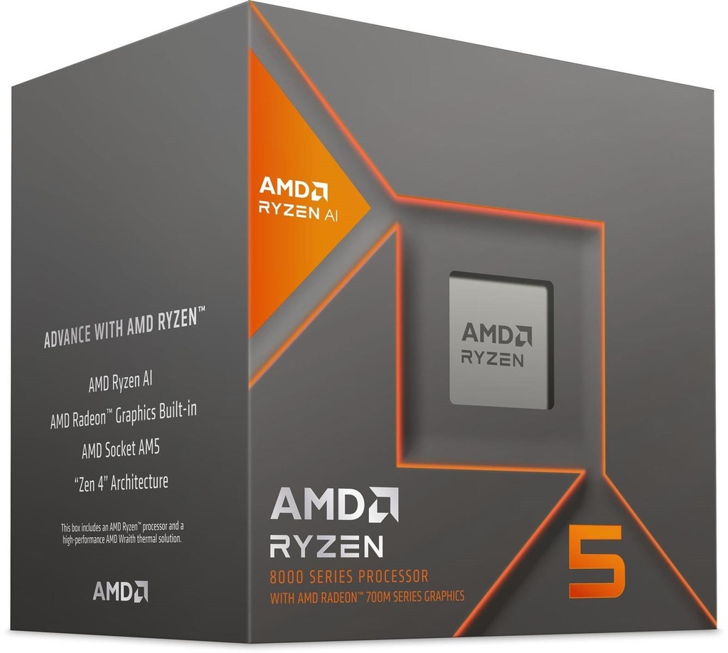 AMD PROCESADOR  RYZEN 5 8600G AMD RADEON 760 M 5.0 GHz SOCKET AM5 CON FAN - PCPartPicker