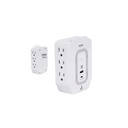 ASTRA TOMA CORRIENTE PROTECTOR DE SOBRETENSIONES CON SENSOR DE LUZ 6 SALIDAS 5-1 - P&G Electronics