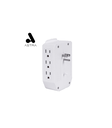 ASTRA TOMA CORRIENTE PROTECTOR DE SOBRETENSIONES CON SENSOR DE LUZ 6 SALIDAS 5-1 - Electronica.com.ve