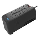 FORZA PROTECTOR  DE VOLTAJE 1625W/  2700J 12 SALIDAS 3-USBA 1-USBC 120V/240V (FS - Riaz Computer