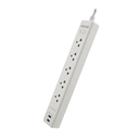 FORZA PROTECTOR CONTRA SOBRETENSIONES 1200J/1540W,120V-240V 5 SALIDAS  (FSP-512U - CompuCenter Bolivia