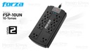 FORZA PROTECTOR CONTRA SOBRETENSIONES 1200J/1540W,120V-240V 5 SALIDAS  (FSP-512U - Memory Kings