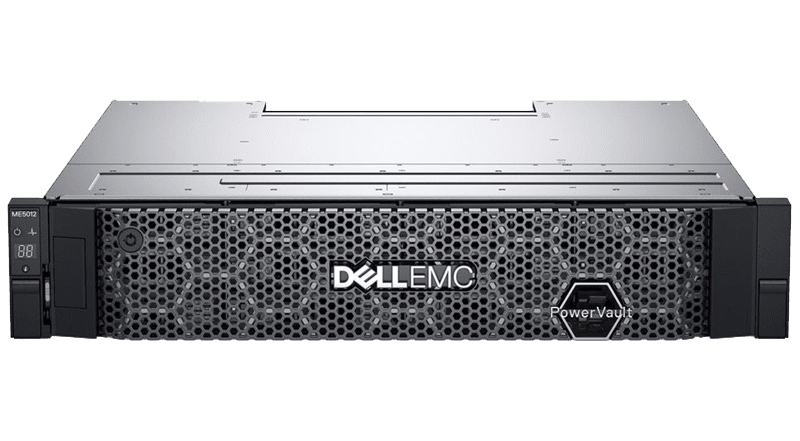 DELL POWERVAULT ME5012 25GB ISCSI 8 PORT 4X20TB HDD SAS ISE 12Gbps 7.2K - Trifecta Networks