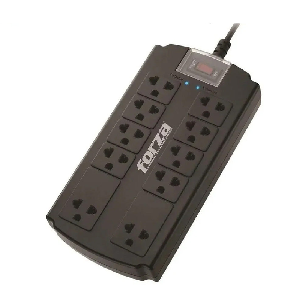 FORZA PROTECTOR DE CORRIENTE UNIVERSAL 11800W 10  SALIDAS NEMA 110/240V (FSP-10U - Arteus