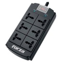 FORZA PROTECTOR DE CORRIENTE UNIVERSAL 6 SALIDAS NEMA PLUG 110/240V FSP-06MN (FS - Arteus