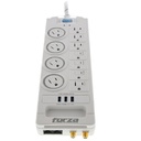 FORZA PROTECTOR DE VOLTAJE 1800J 1750W 110 120 11 TOMAS (FSP-1011USBW) - Arteus