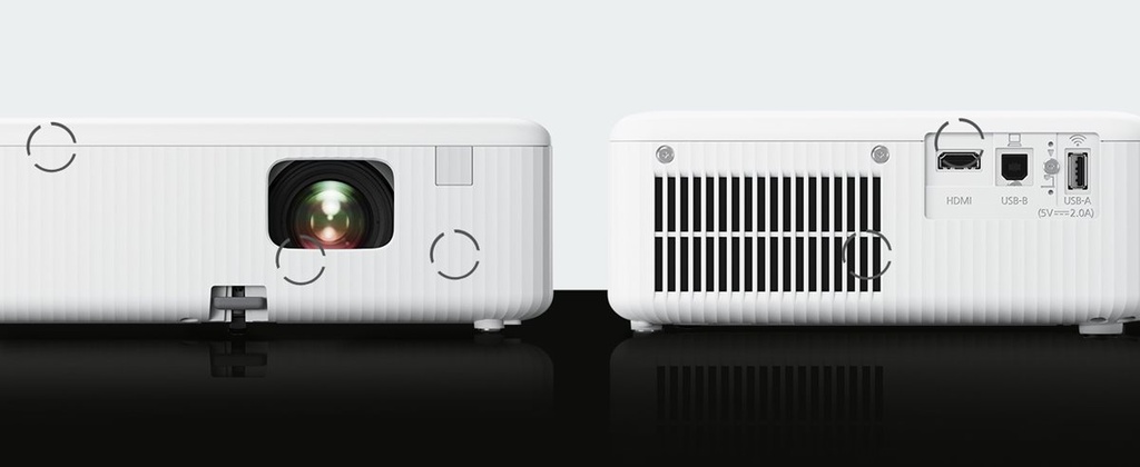 EPSON PROYECTOR PORTATIL EPIQVISION FLEX CO-W01 3000 LUMENS HDMI USB-B USB-A WXG - Epson