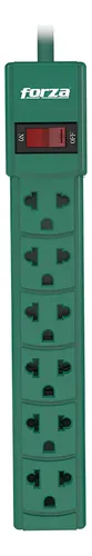 FORZA REGLETA 2200W 6 TOMAS 110V/220V NEMA 6 UNIVERSAL VERDE (PS-001G) - Mercado Libre - Mercado Libre Venezuela