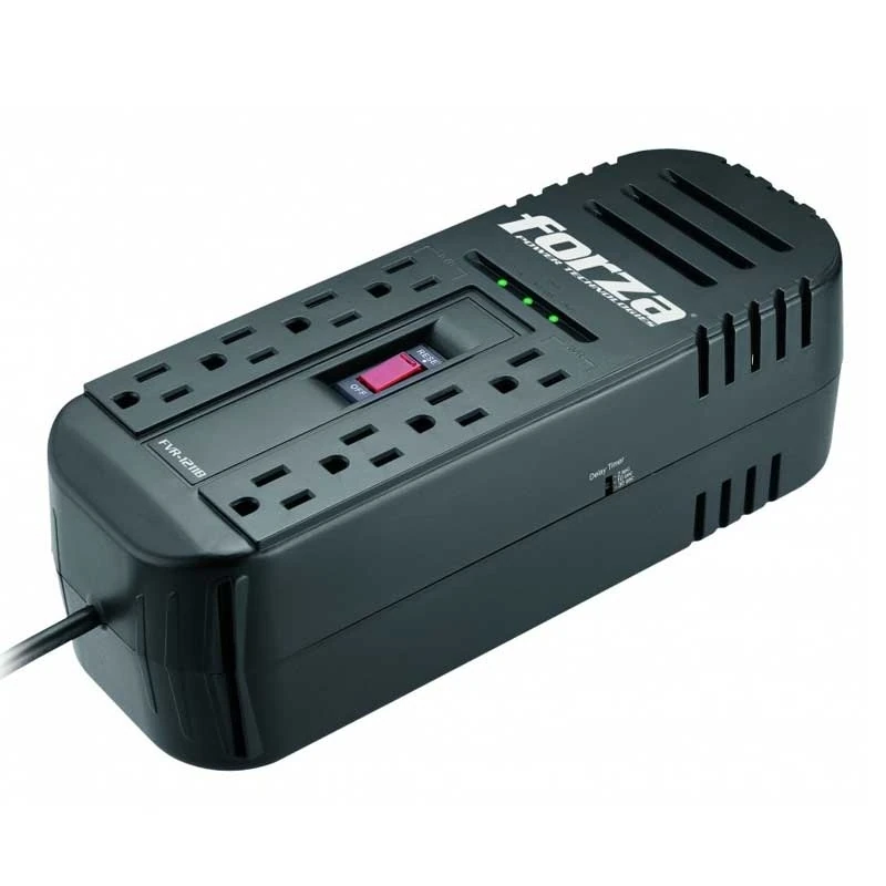 FORZA REGULADOR DE VOLTAJE FORZA 2200VA / 1100W. 8 TOMAS 115V (FVR-2201) - Acosa Honduras