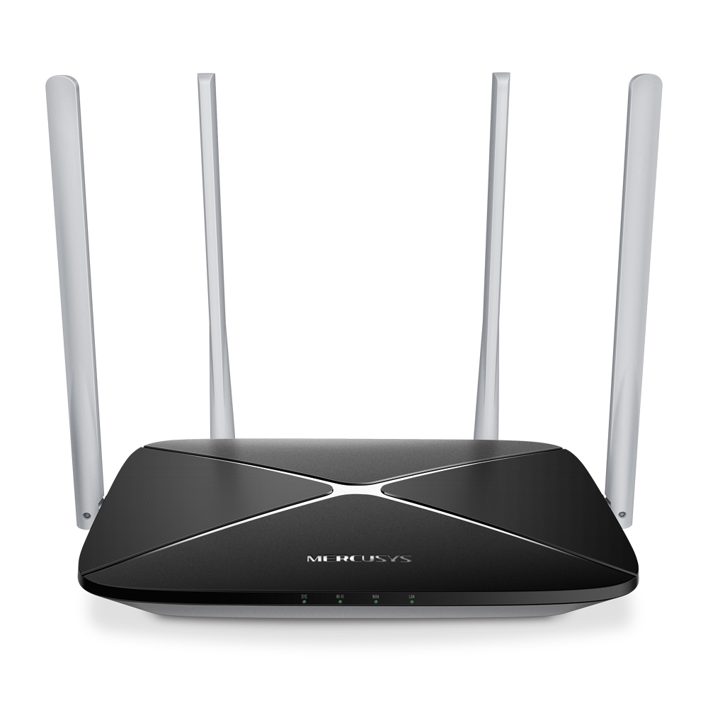 MERCUSYS ROUTER INALAMBRICO AC1200 DUAL BAND 4 ANTENAS AC12 - MERCUSYS