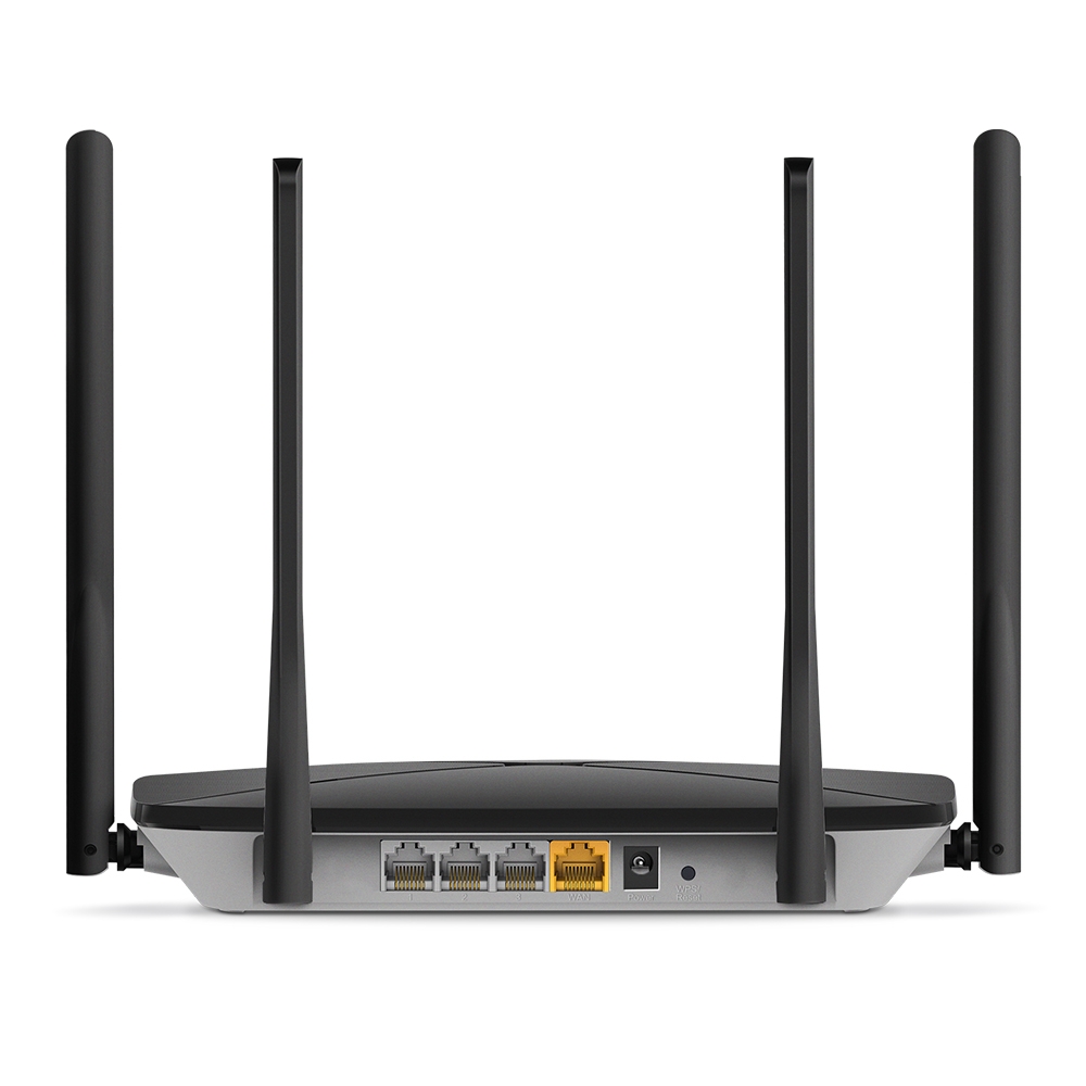 MERCUSYS ROUTER INALAMBRICO AC1300 DUAL BAND GIGABIT 4 ANTENAS AC12G - MERCUSYS