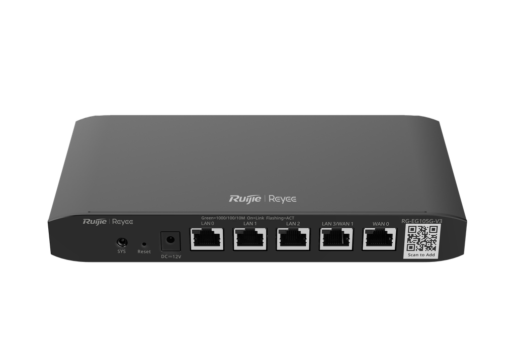 RUIJIE REYEE ROUTER 10 PUERTOS GIGABIT ADMINISTRABLE (RG-EG210G-E) - Ruijie Reyee - Ruijie Networks