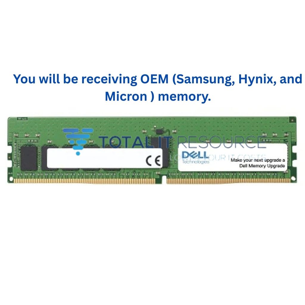 DELL MEMORIA DE SERVIDOR UPG 32GB DDR5 RDIMM 5600 MT/S NO APLICA PARA SERVIDORES - Total IT Resource