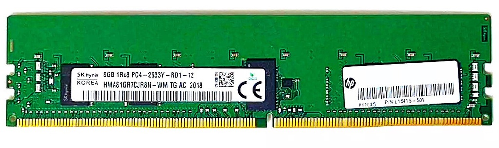 SKHYNIX MEMORIA 8GB 1RX8 PC4 32000 DIMM SERVIDORES T40 OPEN BOX (HMA81GU7DJR8N-X - CPU Medics