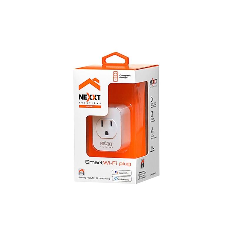 NEXXT ENCHUFE INTELIGENTE WIFI CON ANILLO DE LUZ RGB 110-220VCA (NHP-S610) - corpus.kg