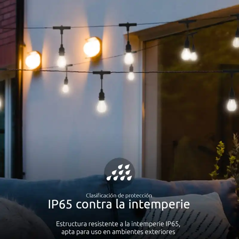 NEXXT LUCES GUIRNALDA LED INTELIGENTE 110/220V WIFI MULTICOLOR  (NHB-O100) - Pc Actual
