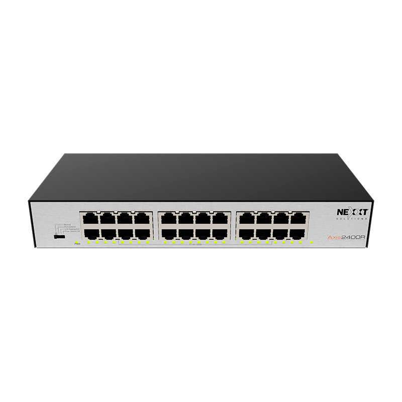 NEXXT SWITCH AXIS2400R 24 PUERTOS PARA MONTAJE EN BASTIDOR 1GBPS (NSW-A2400UR) - Nexxtsolutions