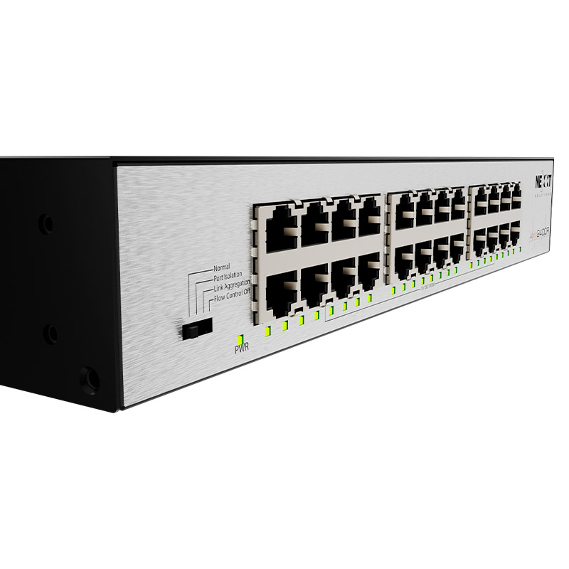 NEXXT SWITCH AXIS2400R 24 PUERTOS PARA MONTAJE EN BASTIDOR 1GBPS (NSW-A2400UR) - Nexxtsolutions