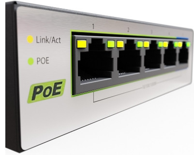 NEXXT SWITCH VERTEX501 DE ESCRITORIO 5 PUERTOS POE+ PARA ETHERNET DE ALTA VELOCI - www.cheungscenter.com