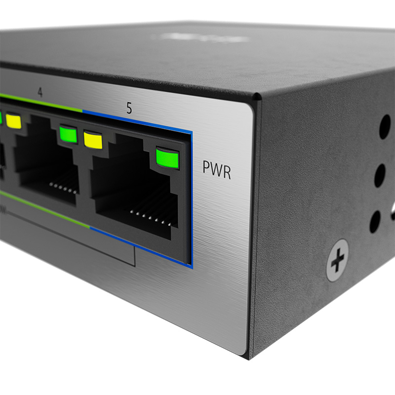 NEXXT SWITCH VERTEX501 DE ESCRITORIO 5 PUERTOS POE+ PARA ETHERNET DE ALTA VELOCI - Nexxtsolutions