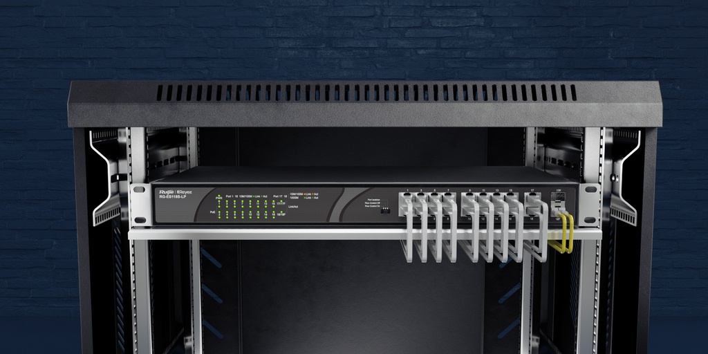 RUIJIE REYEE SWITCH NO ADMINISTRABLE POE+ 120W 16X 10/100 PORTS UPLINK 2 X GB/CO - Ruijie Reyee - Ruijie Networks