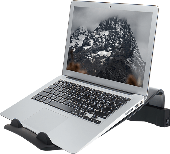 KLIPXTREME BASE PARA LAPTOP DE 17" 4 PUERTOS USB (KNS-110B) - Limolin