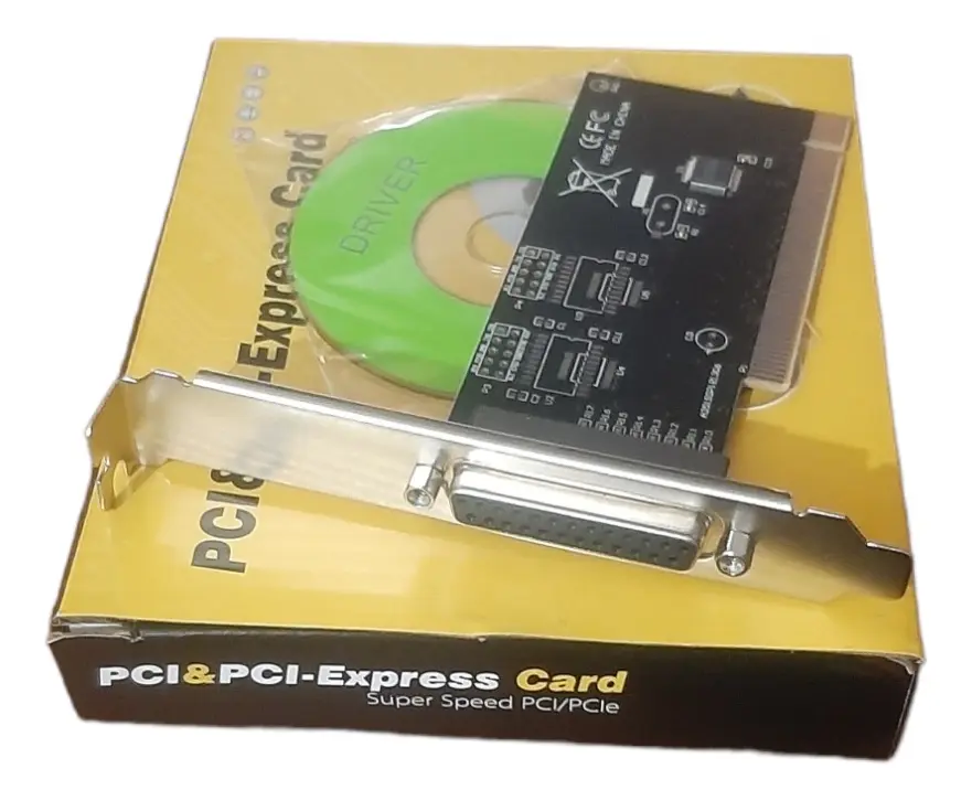 TARJETA PCI A EXPRESS 1 PUERTOS DB25 LPT 25PIN PARALELO - Braincorp