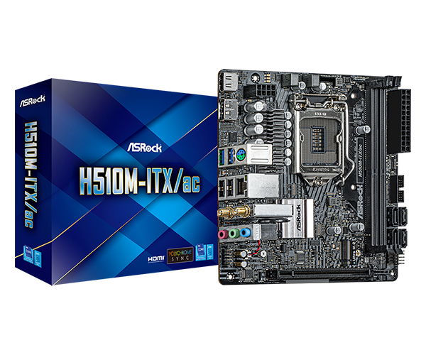 ASROCK TARJETA MADRE H510 PRO BTC INTEL S1200 10TH-11TH GEN 6 PCIE (90-MXBGL0-A0 - ASRock