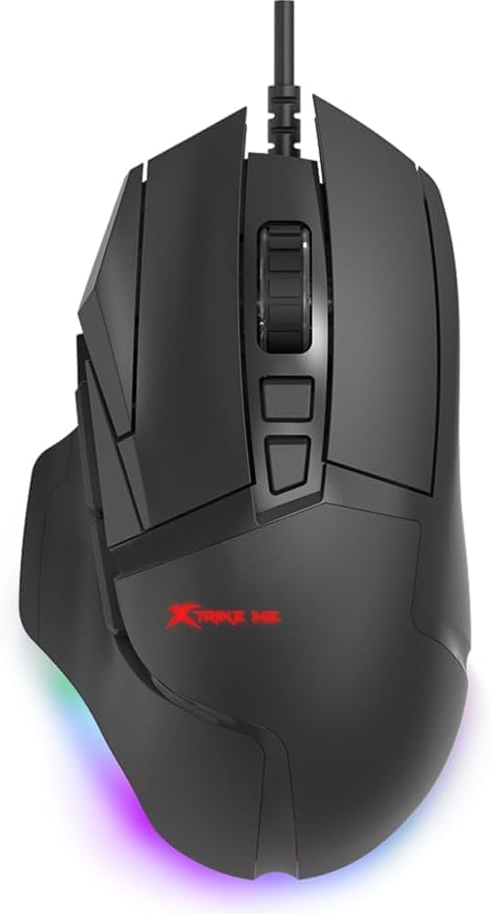 ASTRA MOUSE GAMING RGB ALAMBRICO USB 8 BOTONES DPI 12800 NEGRO - www.amazon.eg