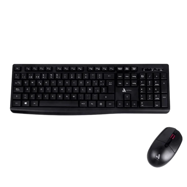 ASTRA TECLADO Y MOUSE INALAMBRICO USB 2.4G K13 NEGRO - 212 Global