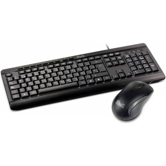 KLIPXTREME COMBO TECLADO Y MOUSE ALAMBRICO NEGRO (KCK-251S) - Rolistore