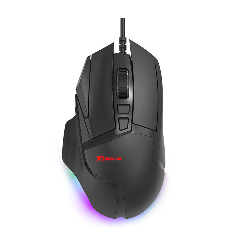 ASTRA MOUSE GAMING RGB ALAMBRICO USB 8 BOTONES DPI 12800 NEGRO - Al Nabaa