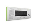 KLIPXTREME TECLADO COMPASS ALAMBRICO SPA (KKM-252S) - Promart