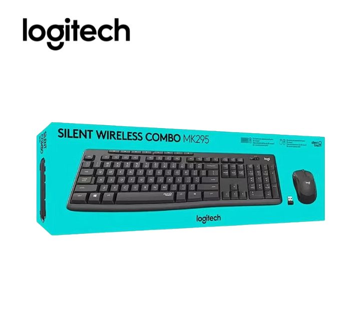 LOGITECH COMBO TECLADO MOUSE MK295 SILENT WIRELESS NEGRO ESP - GRUPO CENTRO TECNOLOGICO