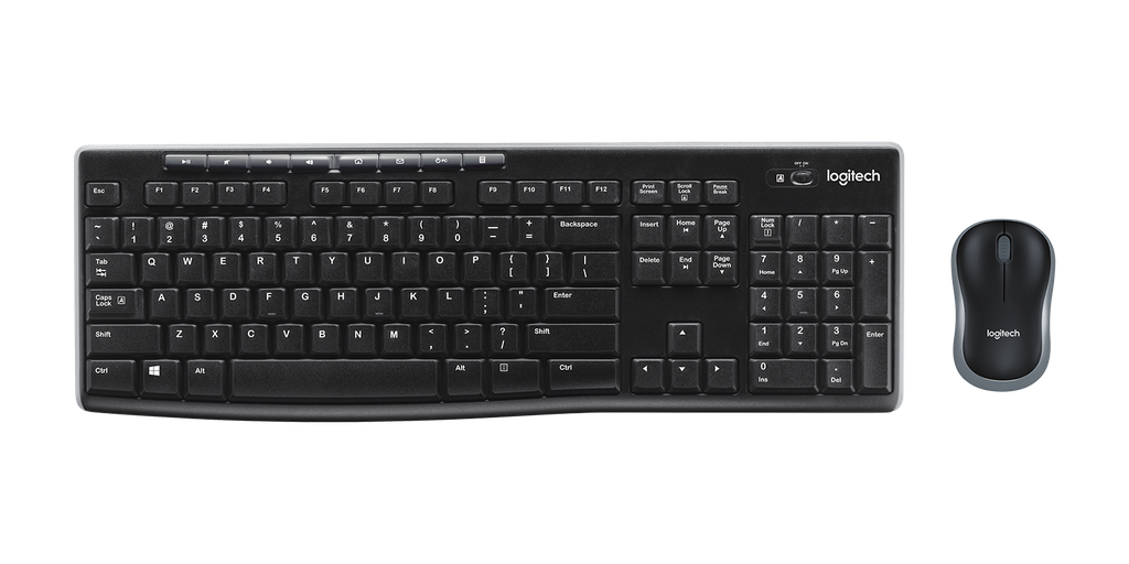 LOGITECH COMBO TECLADO Y MOUSE MK200 ALAMBRICO NEGRO - Logitech