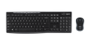 LOGITECH COMBO TECLADO Y MOUSE MK200 ALAMBRICO NEGRO - Logitech